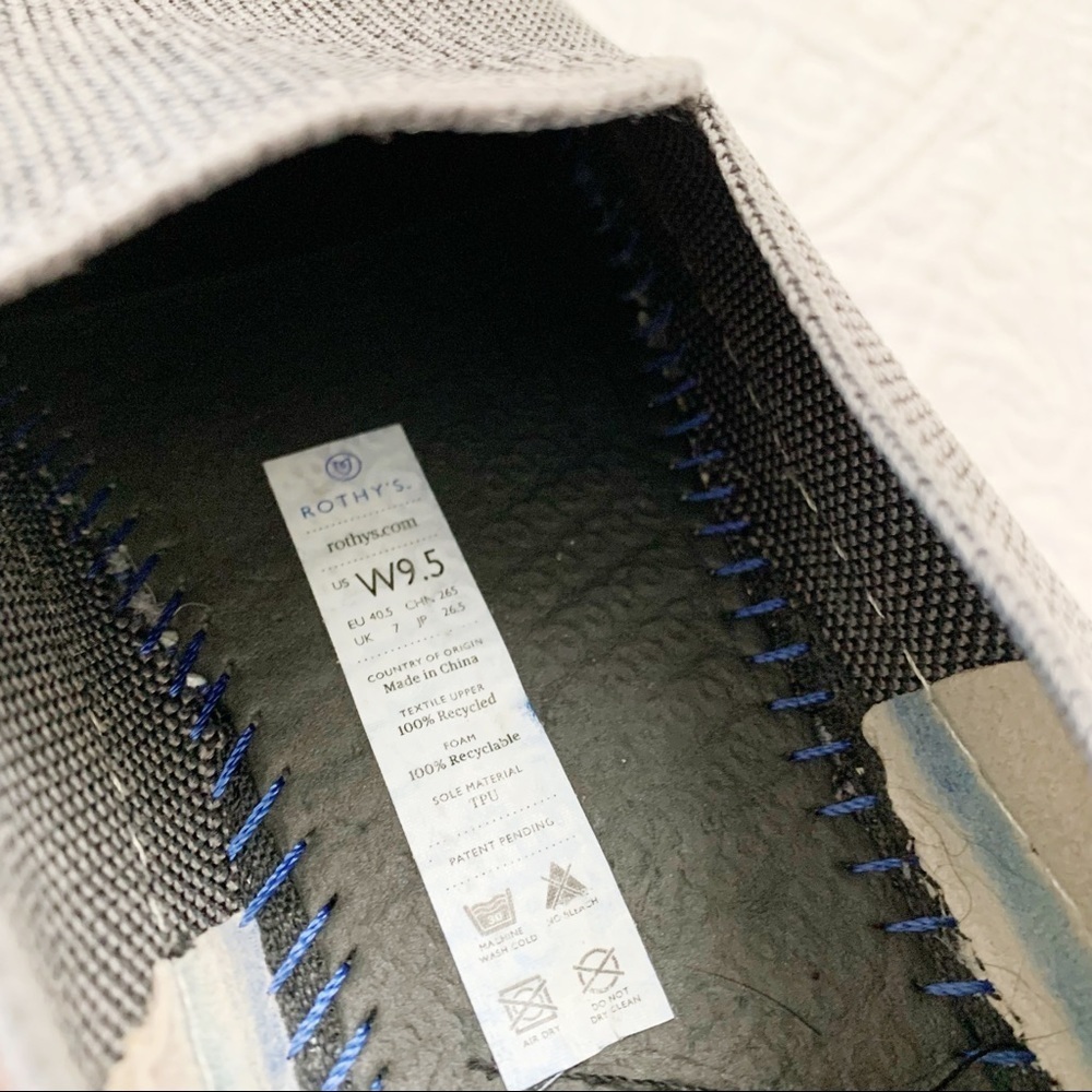 Rothy’s Steel Grey Slip On Sneaker - Picture 10 of 10